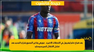 بعد ضياع حلم ليفربول في اللحظات الأخيرة.. جويهي يفاجئ الجميع بقراره الجديد بعد فشل الانتقال للميرسيسايد